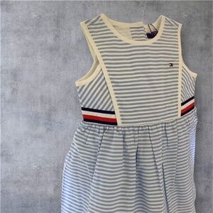 NWT Tommy Hilfiger dress, open back with buttons, fully lined size 12M